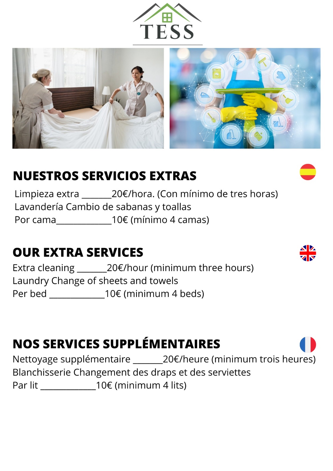 Servicios Extras