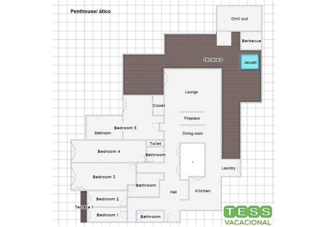Appartement à Torremolinos - TESS Penthouse Deluxe DS11 Appartement à Torremolinos - TESS Penthouse Deluxe DS11